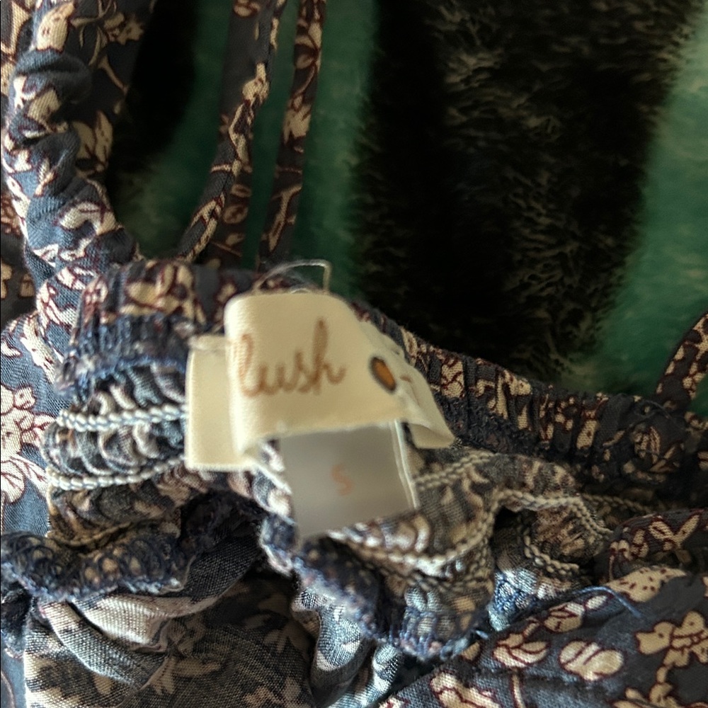 Lush Blue Floral Maxi Dress - Picture 2 of 3